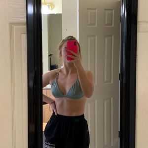 Billabong green bikini top